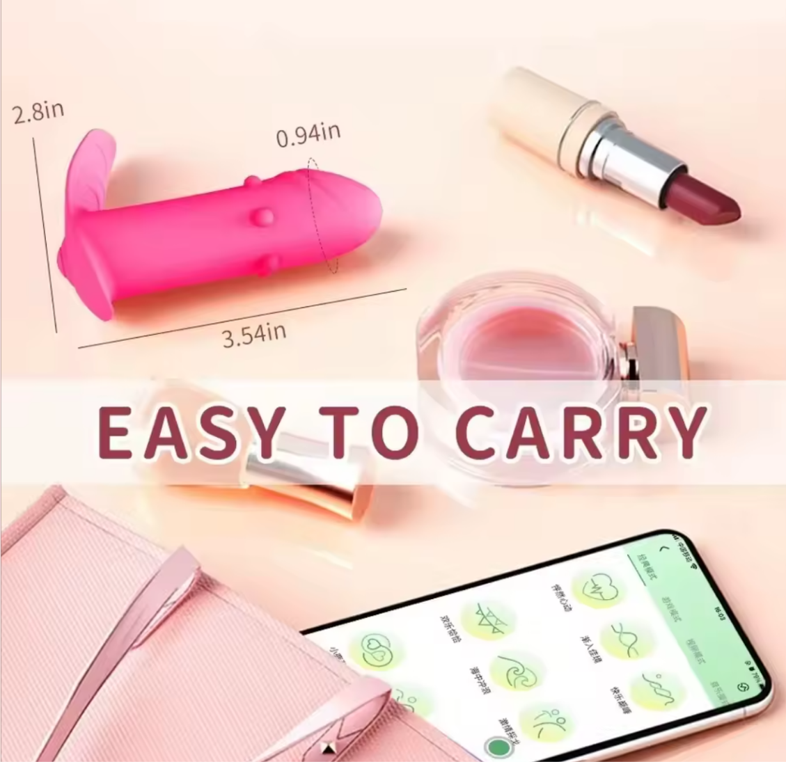 WEARABLE EROTIC DILDO